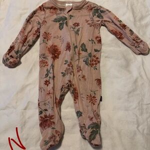 Floral Pink Kids One Piece